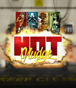 Enter the mechanical world of the Hot Nudge game by Nolimit City, featuring intricate visuals of steam-powered machinery and industrial gears. Discover the adventure of nudging reels for enhanced payouts, complete with dynamic characters like steam punk heroes and heroines. An engaging take on slots, perfect for those who love innovative game mechanics.